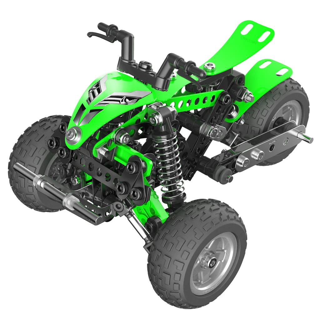 Meccano 14302 All-Terrain-Racer Quad Constructie-speelgoed - Afbeelding 4