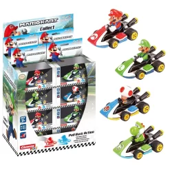 Nintendo Super Mario Kart 8 Schaal 1:43 Pull Back Auto 4-assorti