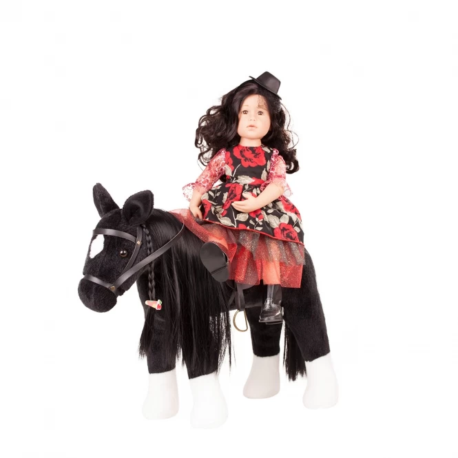 Pony Zwart Gotz Schofthoogte-37-cm. - Afbeelding 3