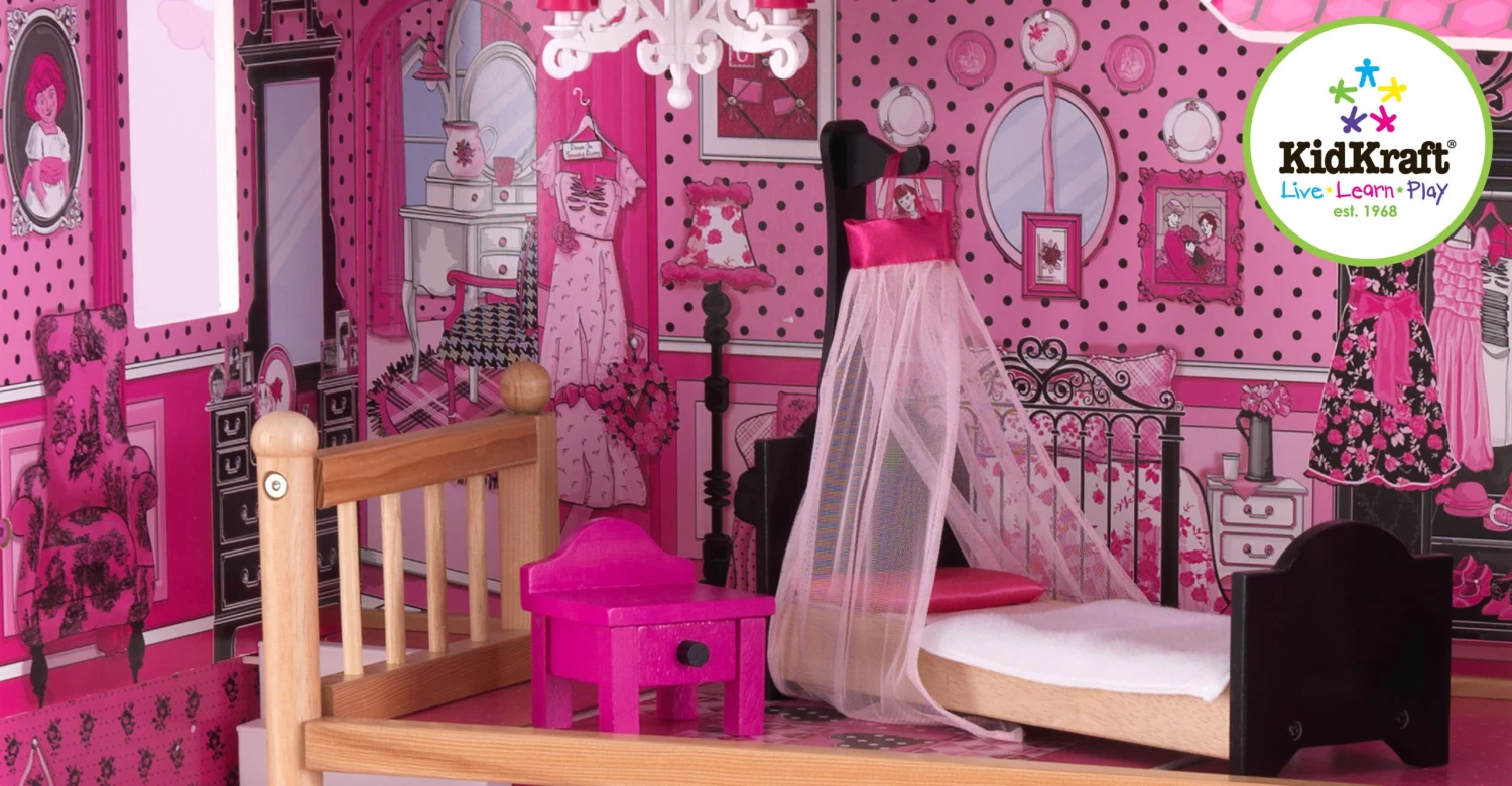 Poppenhuis Barbiehuis Amelia - Afbeelding 3