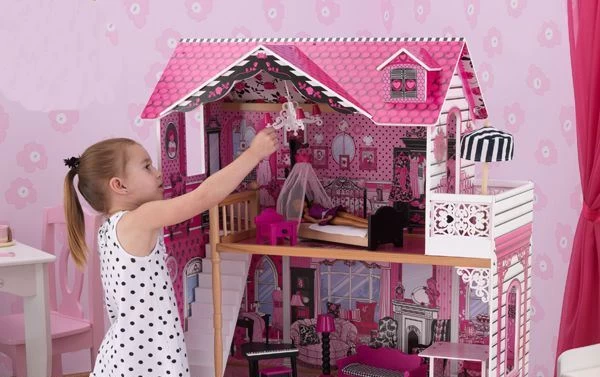 Poppenhuis Barbiehuis Amelia - Afbeelding 6