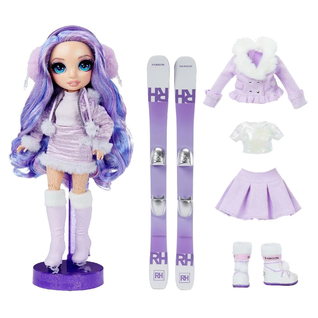 Rainbow High Fashion Winter Break Modepop Violet Willow - Afbeelding 2