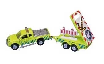 Pickup Rijkswaterstaat Met Bebakeningstrailer - Afbeelding 4