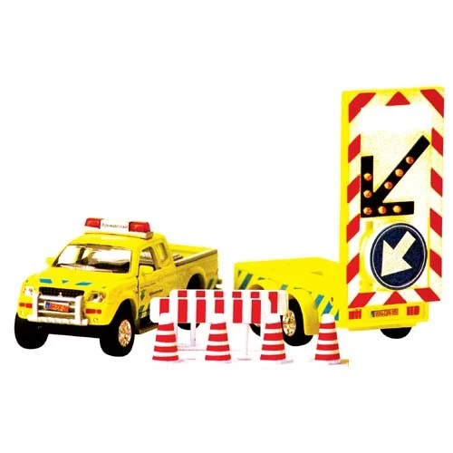 Pickup Rijkswaterstaat Met Bebakeningstrailer - Afbeelding 2