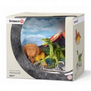 Schleich 42217 Kleine Triceratops And Therizinosaurus Dinosaurus - Afbeelding 3