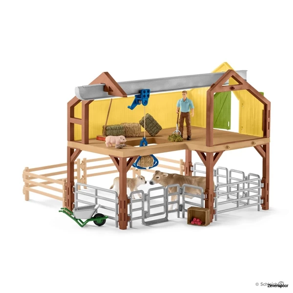 Schleich 42407 Grote Boerderij Met Stal En Dieren FarmWorld - Afbeelding 5