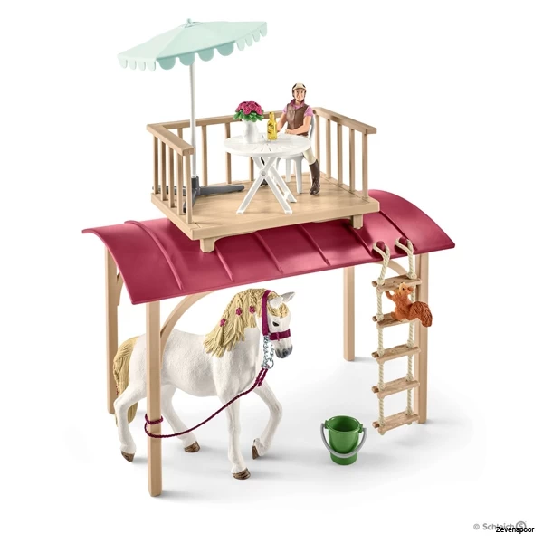 Schleich 42415 Caravan Voor Geheime Clubontmoetingen HorseClub - Afbeelding 4