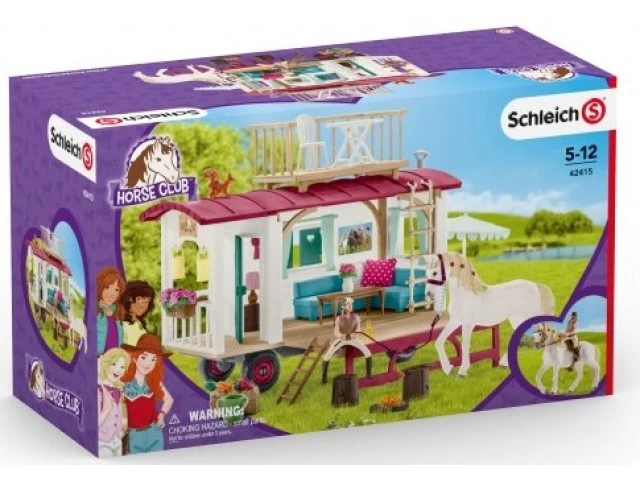 Schleich 42415 Caravan Voor Geheime Clubontmoetingen HorseClub - Afbeelding 7