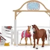 Schleich 42458 Hannah’s Gastpaarden Met Hond Ruby HorseClub