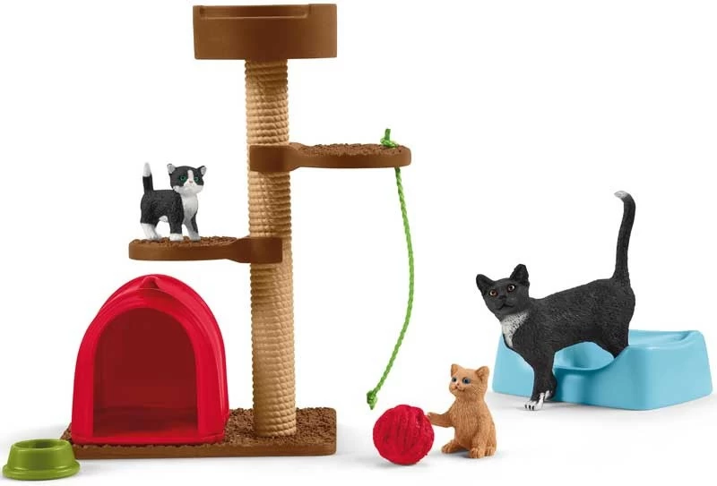 Schleich 42501 Speeltijd Voor Schattige Katten - Afbeelding 2