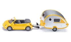 Siku 1629 VW Beetle Met Caravan 1 : 87