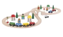 BigJigs BJT012 Treinset Grote Acht Houten Trein