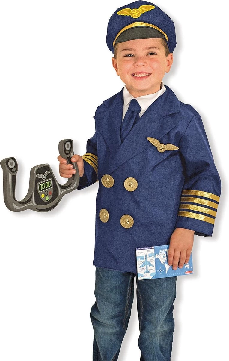Melissa & Doug Verkleedkleren Piloot Melissa&Doug Verkleedset - Afbeelding 2