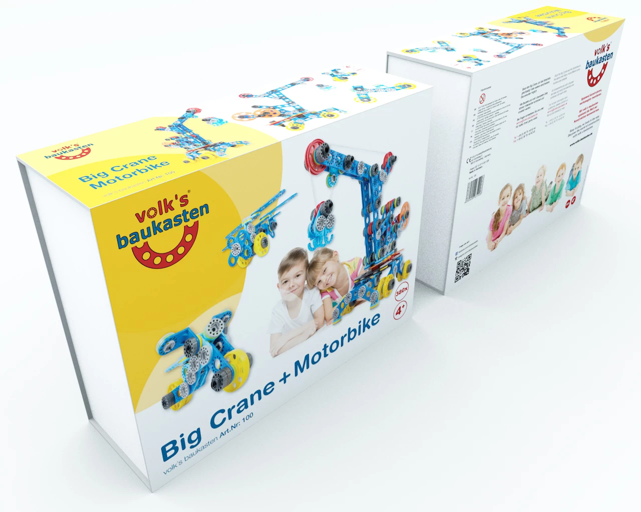 Volk’s Baukasten Big Crane And Motorbike