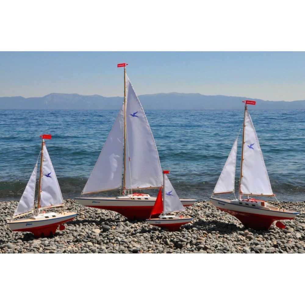 Gunther GU1806 Zeilboot Meeuw Wooden Deck Möve - Afbeelding 4